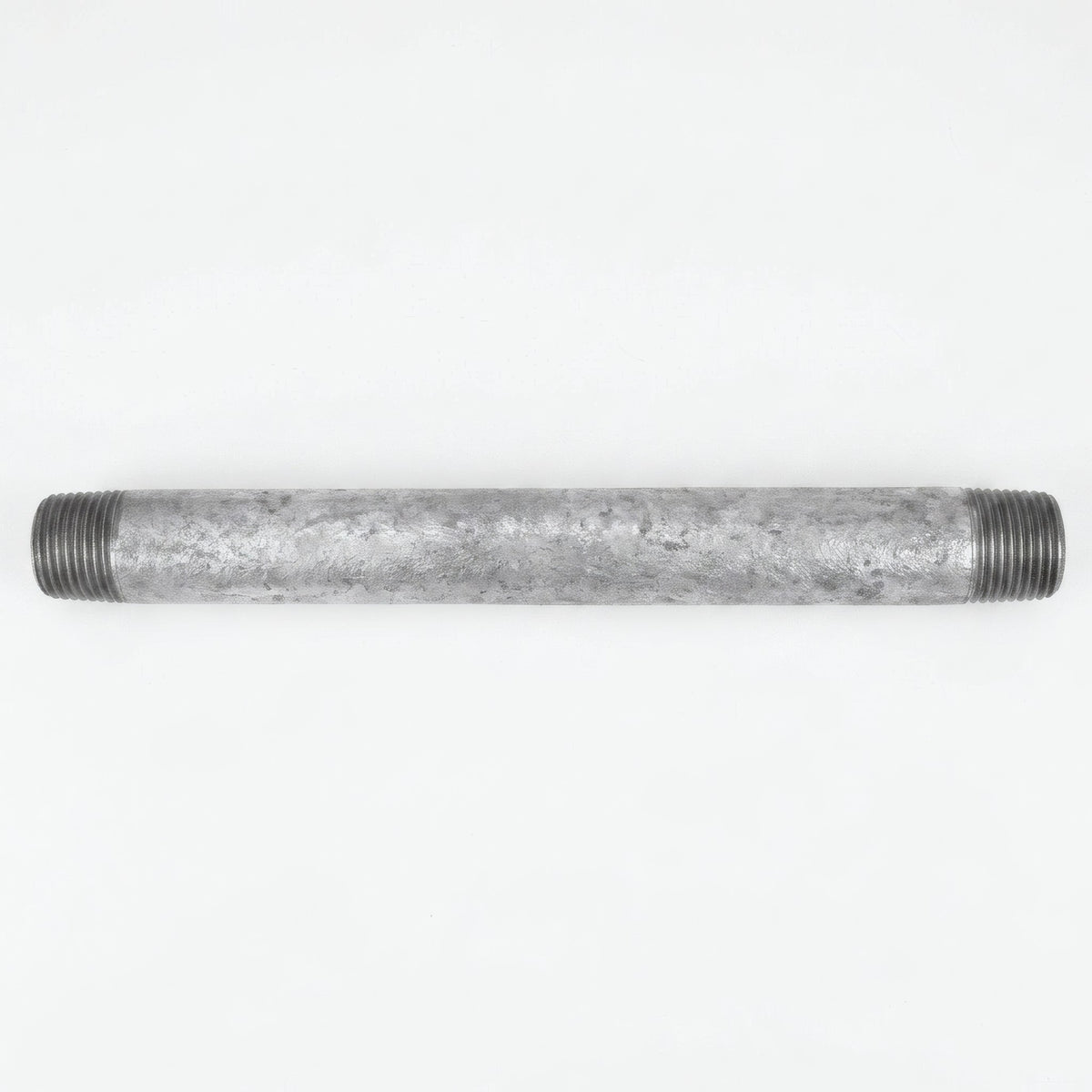 Tube 3/8'' - 12x17mm acier galvanisé - fileté - photo produit fond blanc 8