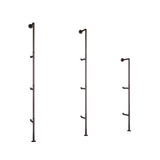 Kit montants étagères plomberie sur-mesure - structure en tuyaux et raccords de plomberie
