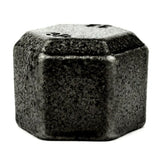 Bouchon plomberie femelle en fonte noire