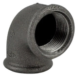 Coude petit rayon 90° F/F fonte noire - raccord coudé en fonte pour plomberie - vue 2
