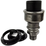 kit douille pour lampe en raccords et tuyaux de plomberie