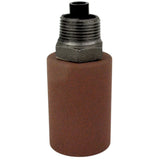 kit douille E27 rouille sur mamelon 3/4''