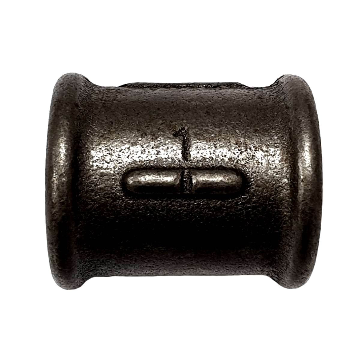 Manchon Droite/Gauche FF fonte noire filetage 1" Ø34 sur filets 
