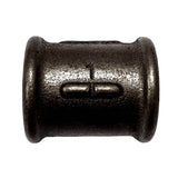 Manchon Droite/Gauche FF fonte noire filetage 1" Ø34 sur filets 