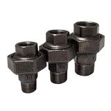 Raccord fonte noire union conique Mal/Fem